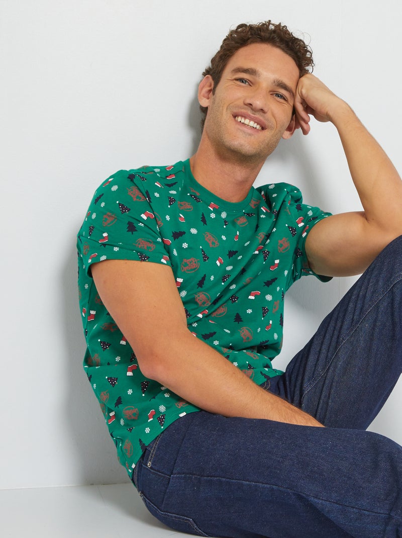 T-shirt de Natal VERDE - Kiabi