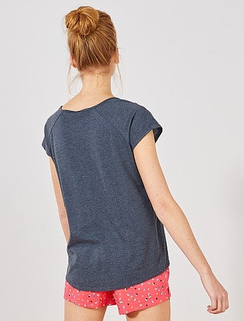 T-shirt de noite estampada - Kiabi