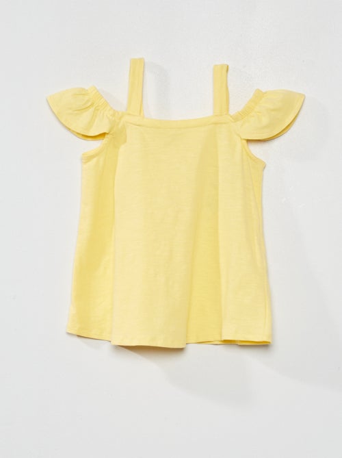 T-shirt de ombros à mostra - Kiabi