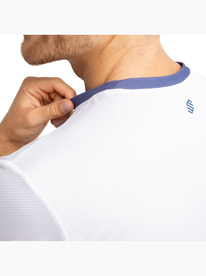 T-shirt de padel técnica para homem Branco - Kiabi