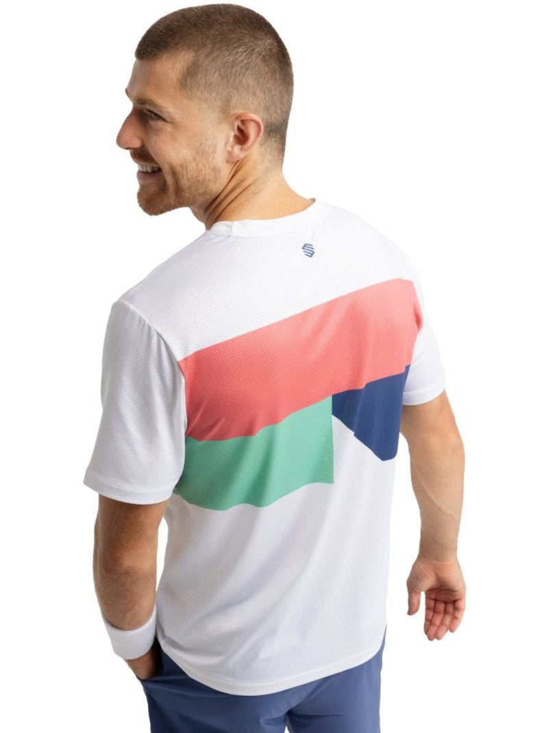 T-shirt de padel técnica para homem Multicolorido - Kiabi