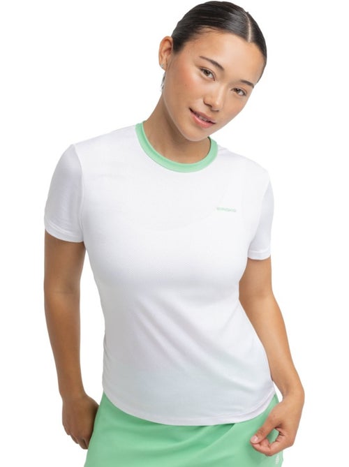 T-shirt de padel técnica para mulher - Kiabi