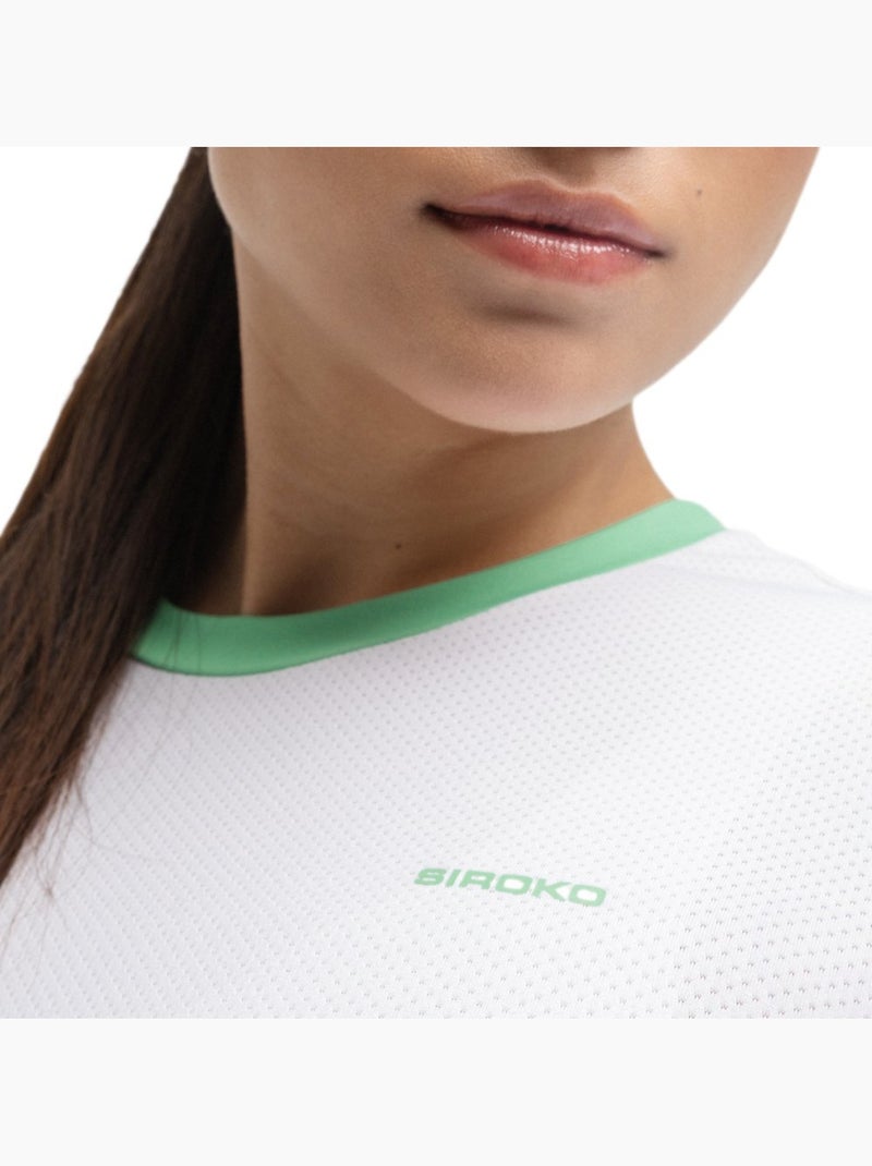 T-shirt de padel técnica para mulher Branco - Kiabi