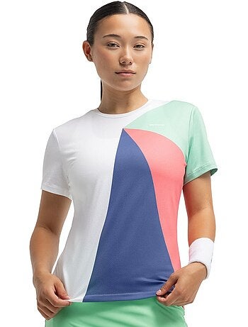 T-shirt de padel técnica para mulher