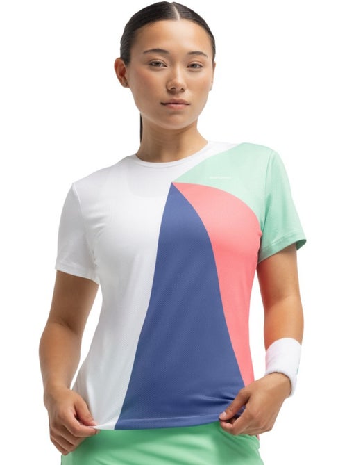 T-shirt de padel técnica para mulher - Kiabi