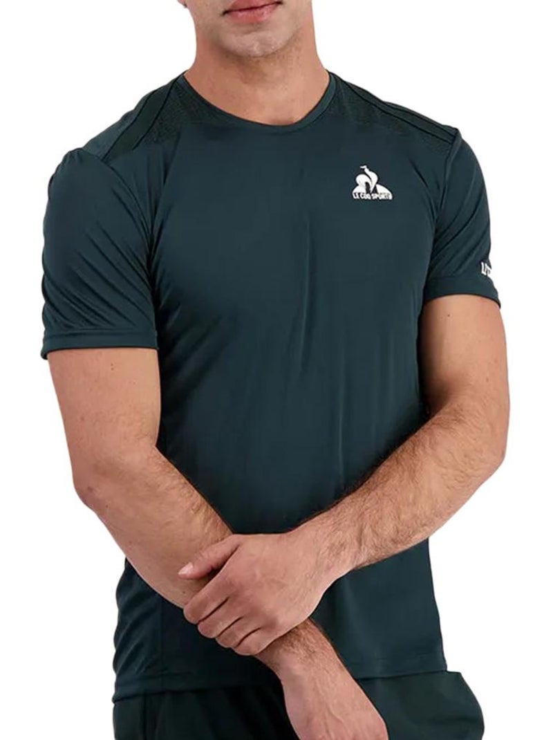 T-shirt de Ténis Le Coq Sportif Verde para Homem Verde - Kiabi