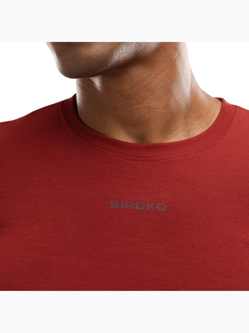 T-shirt de treino para homem Vermelho - Kiabi
