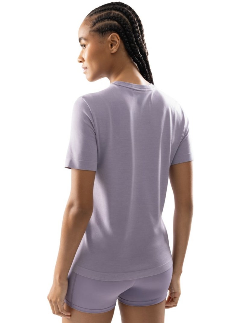 T-shirt de treino para mulher Roxo - Kiabi