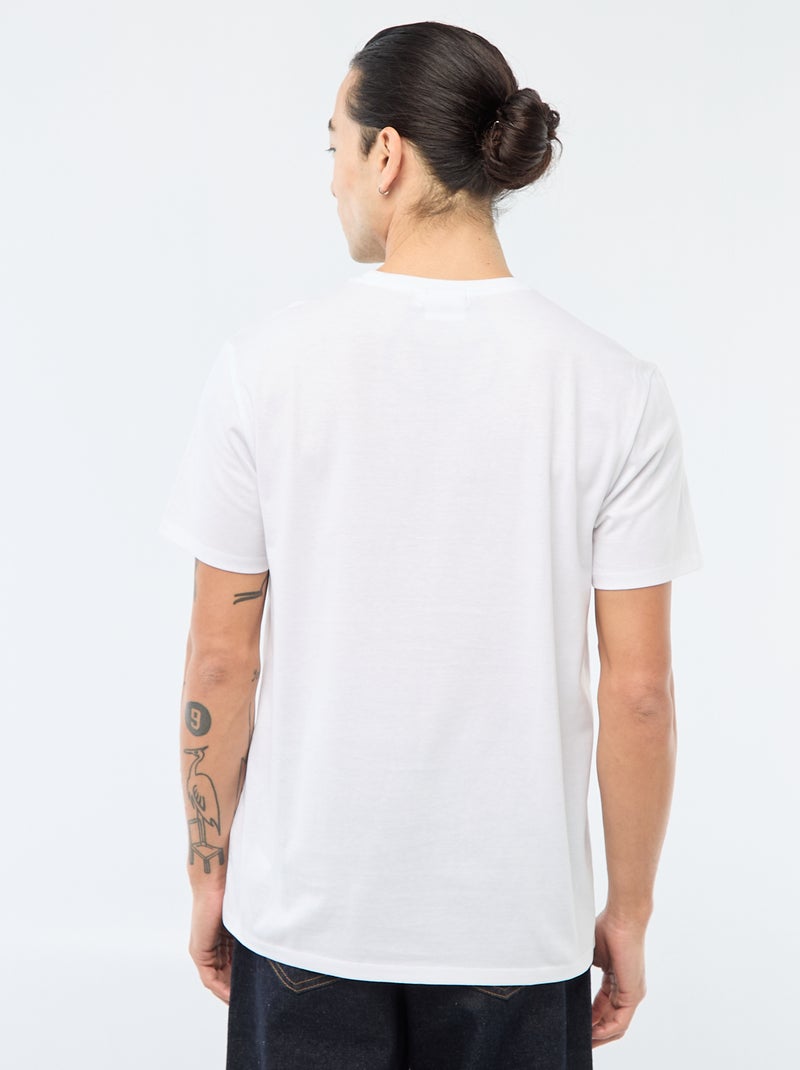 T-shirt 'Deadpool' 'Marvel' Branco - Kiabi