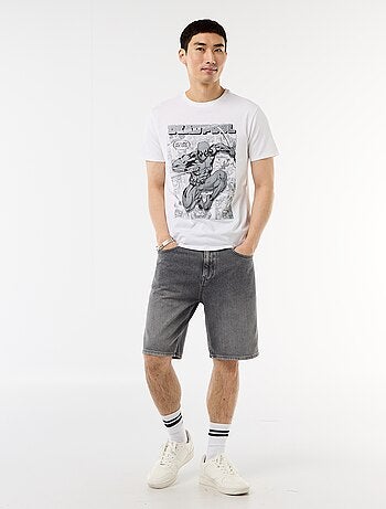 T-shirt 'Deadpool' 'Marvel' de manga curta