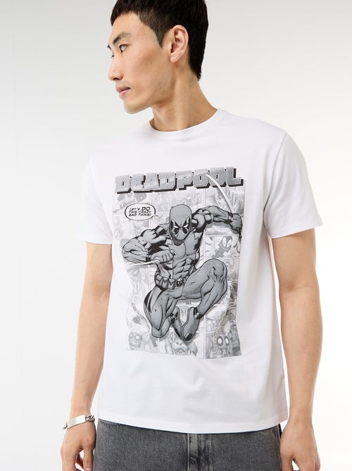T-shirt 'Deadpool' 'Marvel' de manga curta - Kiabi