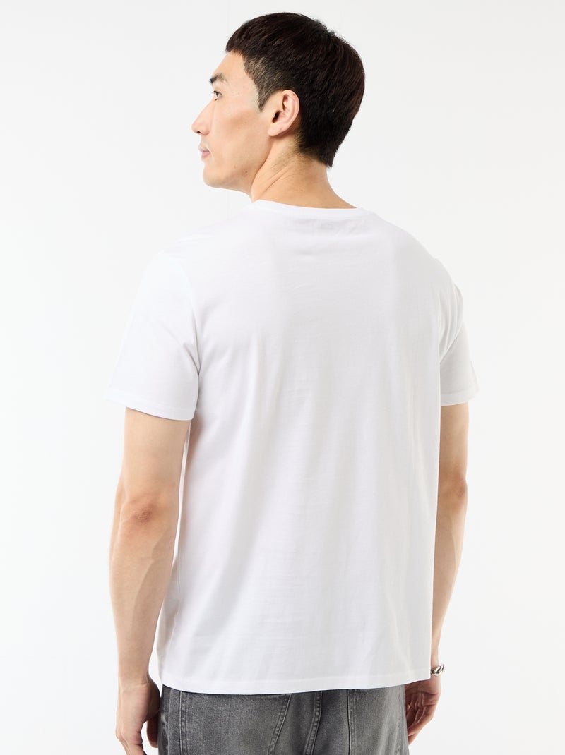 T-shirt 'Deadpool' 'Marvel' de manga curta Branco - Kiabi