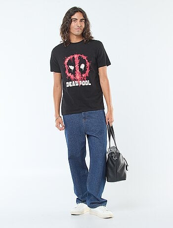 T-shirt 'Deadpool' 'Marvel' de manga curta