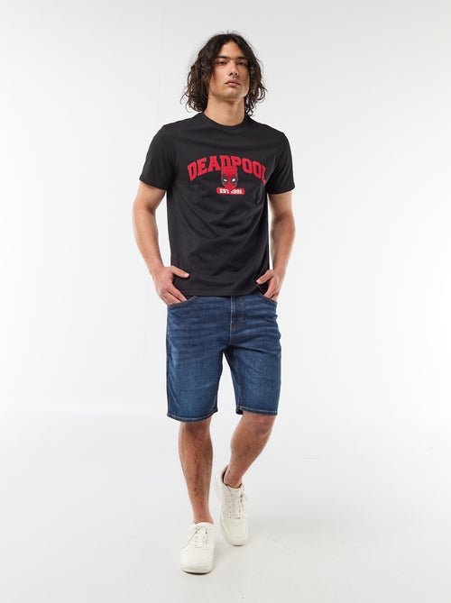 T-shirt 'Deadpool' 'Marvel' de manga curta - Kiabi