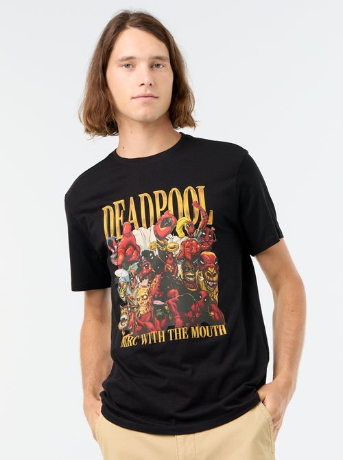 T-shirt 'Deadpool' 'Marvel' de manga curta - Kiabi