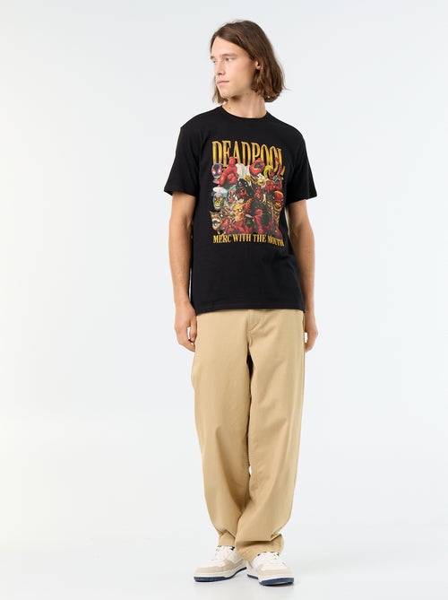 T-shirt 'Deadpool' 'Marvel' de manga curta - Kiabi