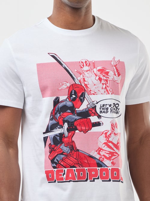 T-shirt 'Deadpool' 'Marvel' manga curta - Kiabi