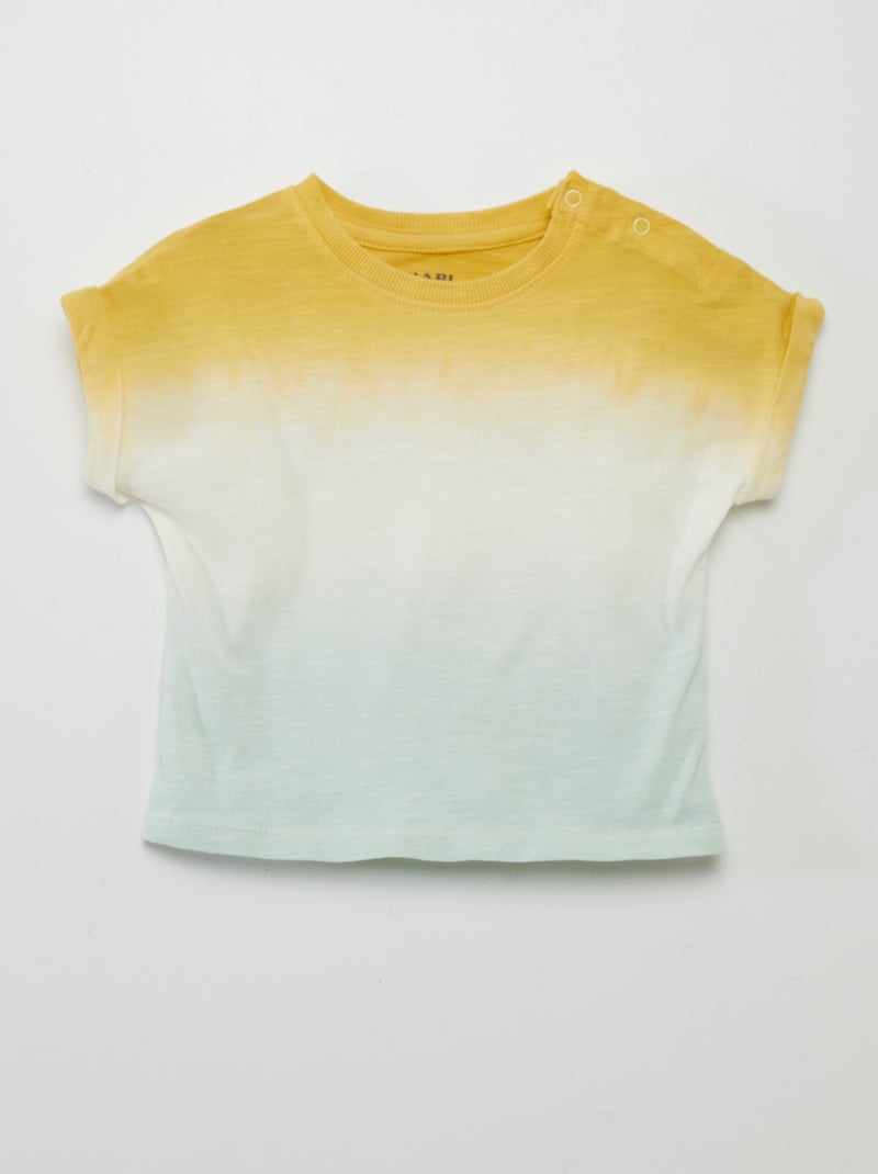 T-shirt degradê de cores AZUL - Kiabi