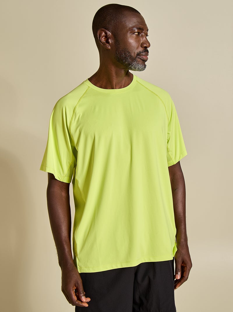 T-shirt desportiva - (ekstract) Amarelo - Kiabi