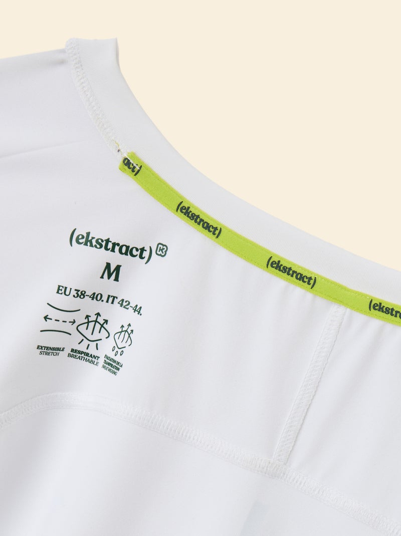 T-shirt desportiva - (ekstract) Branco - Kiabi