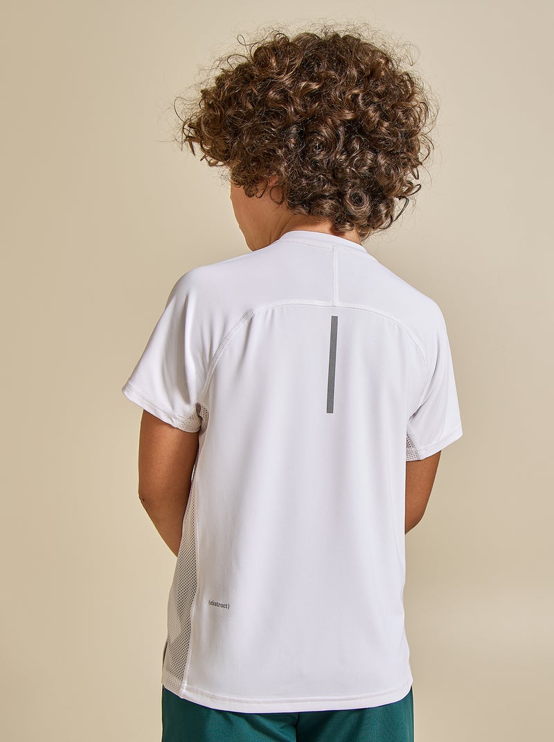 T-shirt desportiva - (ekstract) Branco - Kiabi