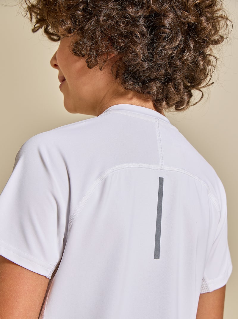 T-shirt desportiva - (ekstract) Branco - Kiabi