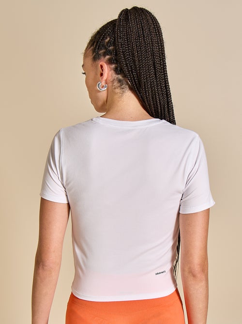T-shirt desportiva franzida - (ekstract) - Kiabi T-shirt desportiva franzida - (ekstract) - Kiabi