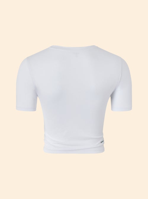 T-shirt desportiva franzida - (ekstract) - Kiabi