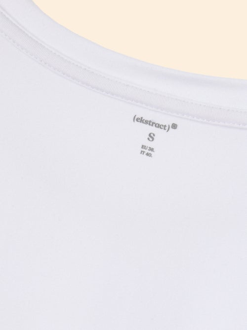 T-shirt desportiva franzida - (ekstract) - Kiabi