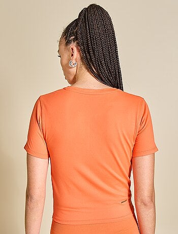T-shirt desportiva franzida - (ekstract)