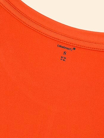 Ekstract - T-shirt desportiva franzida