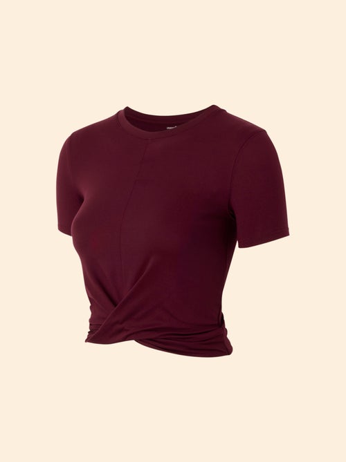T-shirt desportiva franzida - (ekstract) - Kiabi