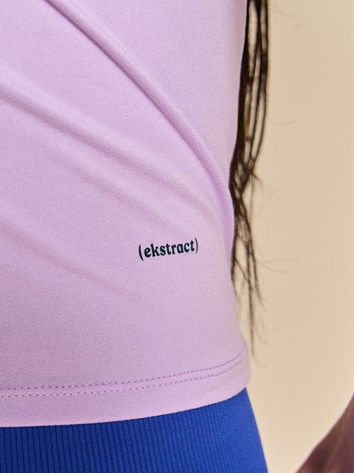 T-shirt desportiva franzida - (ekstract) - Kiabi T-shirt desportiva franzida - (ekstract) - Kiabi