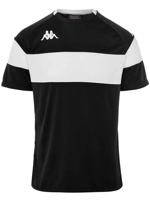 T-shirt desportiva kappa dareto para rapaz - preto - Kiabi