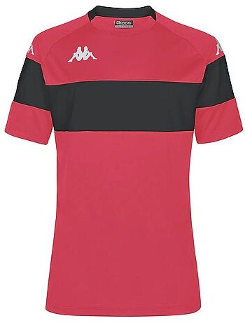 T-shirt desportiva vermelha kappa dareto para rapaz 33133wwjr