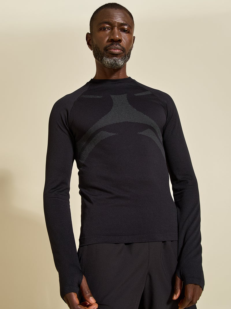 T-shirt desportivo - (ekstract) Preto - Kiabi