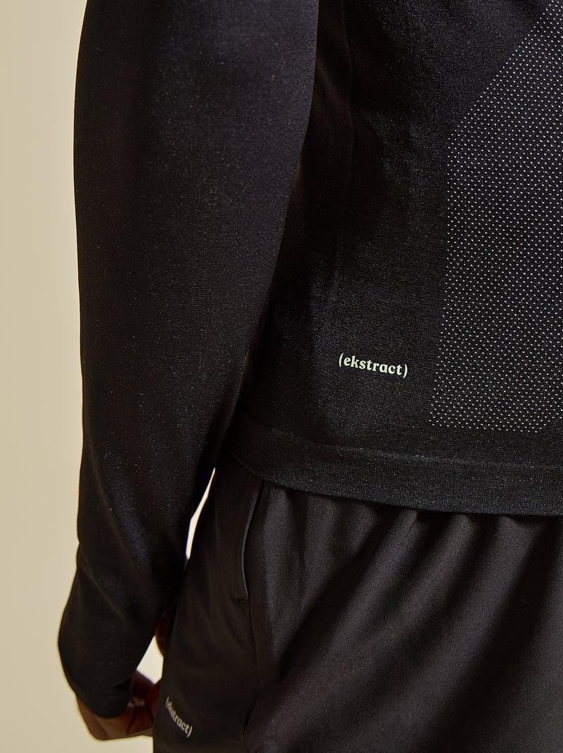 T-shirt desportivo - (ekstract) Preto - Kiabi