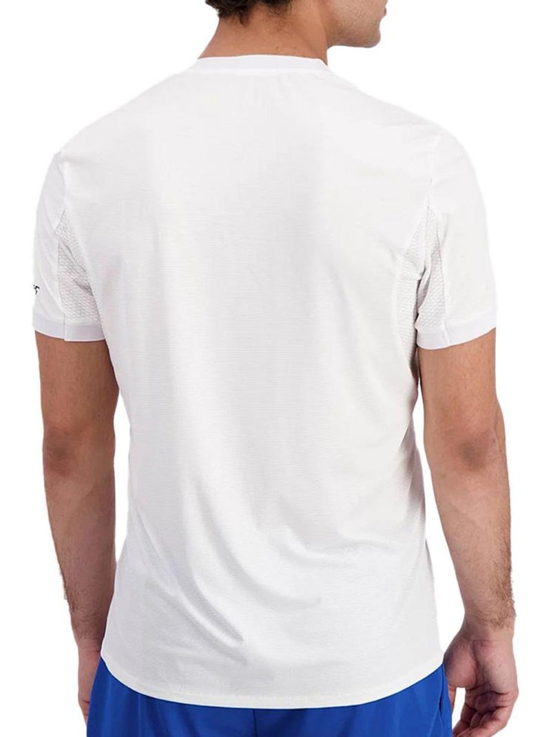 T-shirt Desportivo Branco Le Coq Sportif Tennis Pro para Homem Branco - Kiabi