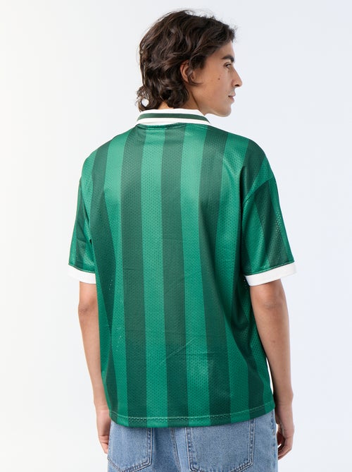 T-shirt desportivo com gola polo - Kiabi