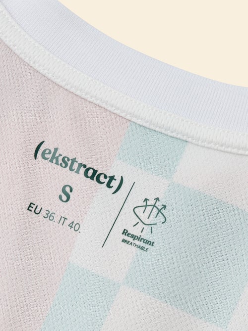 T-shirt desportivo cropped - (ekstract) - Kiabi