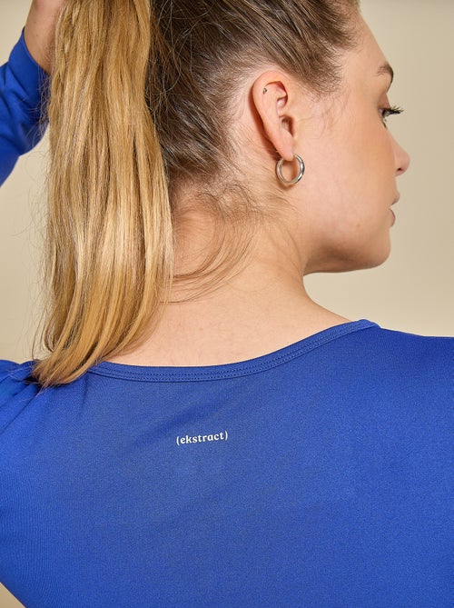 T-shirt desportivo de mangas compridas - (ekstract) - Kiabi