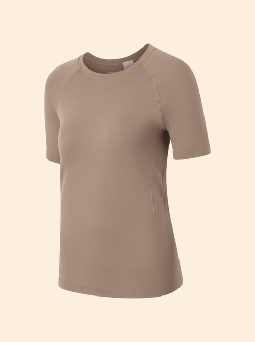 T-shirt desportivo efeito segunda pele - (ekstract) - Kiabi T-shirt desportivo efeito segunda pele - (ekstract) - Kiabi