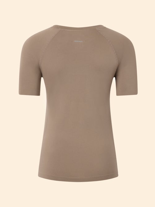 T-shirt desportivo efeito segunda pele - (ekstract) - Kiabi T-shirt desportivo efeito segunda pele - (ekstract) - Kiabi