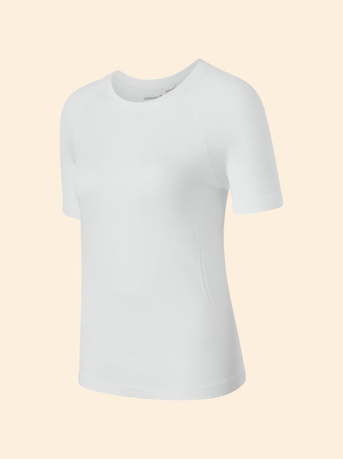 T-shirt desportivo efeito segunda pele - (ekstract) - Kiabi T-shirt desportivo efeito segunda pele - (ekstract) - Kiabi