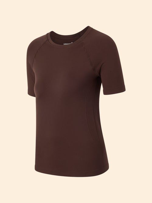 T-shirt desportivo efeito segunda pele - (ekstract) - Kiabi T-shirt desportivo efeito segunda pele - (ekstract) - Kiabi