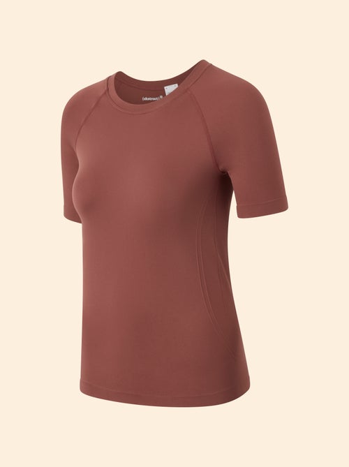 T-shirt desportivo efeito segunda pele - (ekstract) - Kiabi T-shirt desportivo efeito segunda pele - (ekstract) - Kiabi
