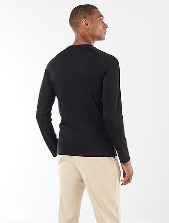 T-shirt desportivo flexível liso