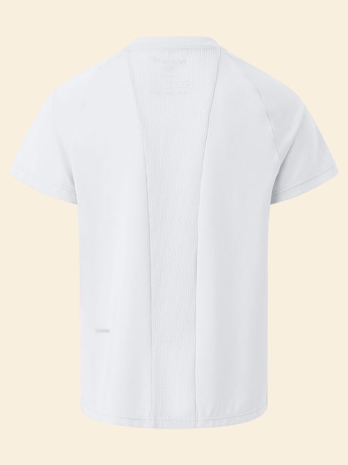 T-shirt desportivo fluido de mangas curtas (Ekstract) - Kiabi
