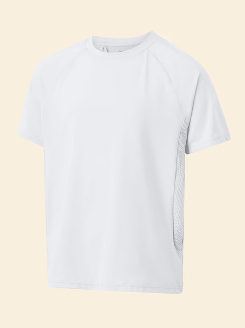 T-shirt desportivo fluido de mangas curtas (Ekstract) - Kiabi