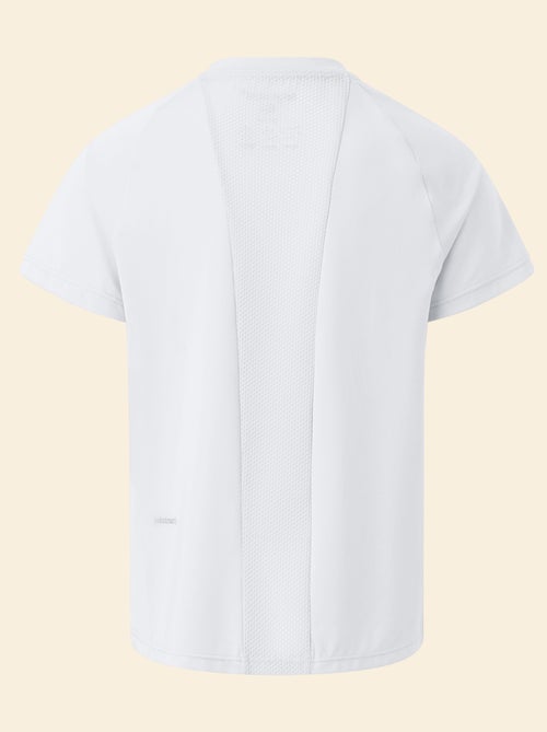 T-shirt desportivo fluido de mangas curtas (Ekstract) - Kiabi